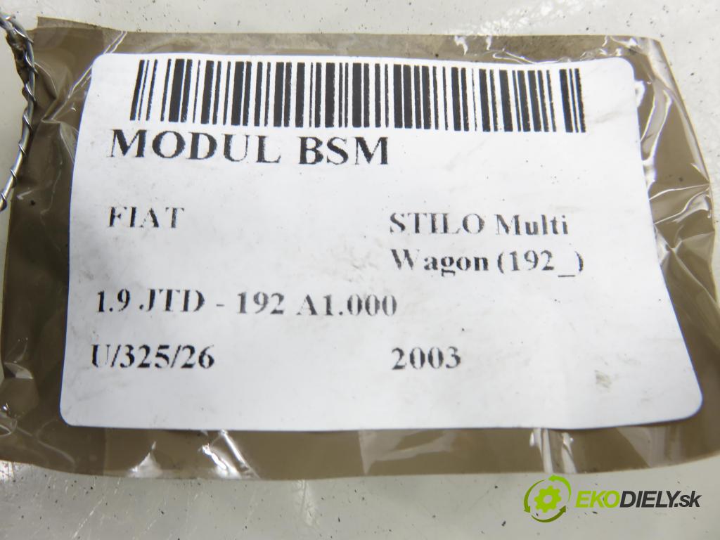FIAT STILO Multi Wagon (192_) KOMBI 2003 85,00 1.9 JTD - 192 A1.000 1910,00 MODUL BSM 46846109