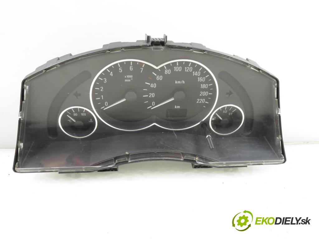OPEL MERIVA A nadwozie wielkoprzestrzenne (MPV) (X03) HB 2004 74,00 1.6 16V - Z 16 XE 1598,00 Prístrojovka elektrický 13173382XU ; 110080162027