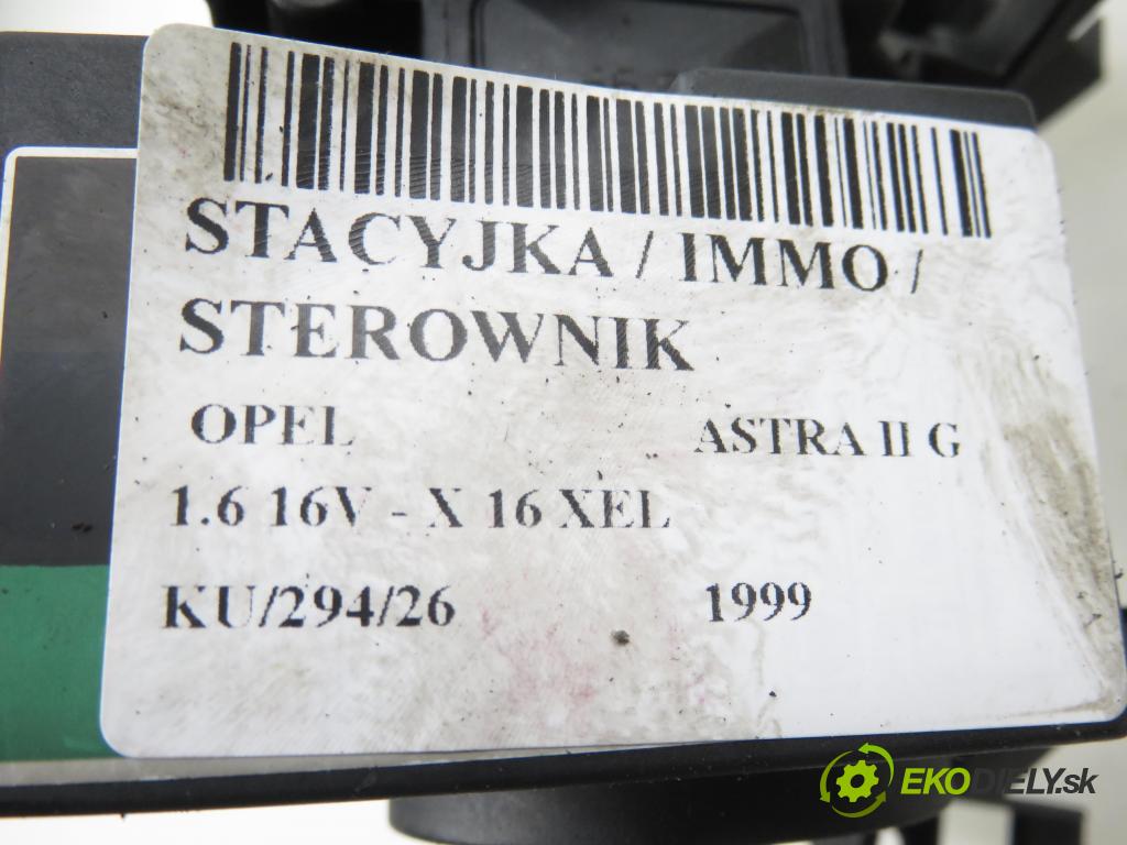OPEL ASTRA G liftback (T98) HB 1999 74,00 1.6 16V - X 16 XEL 1598,00 spínačka 90589313 ; 5WK4763 ; 09131781 (Spínací skříňka)