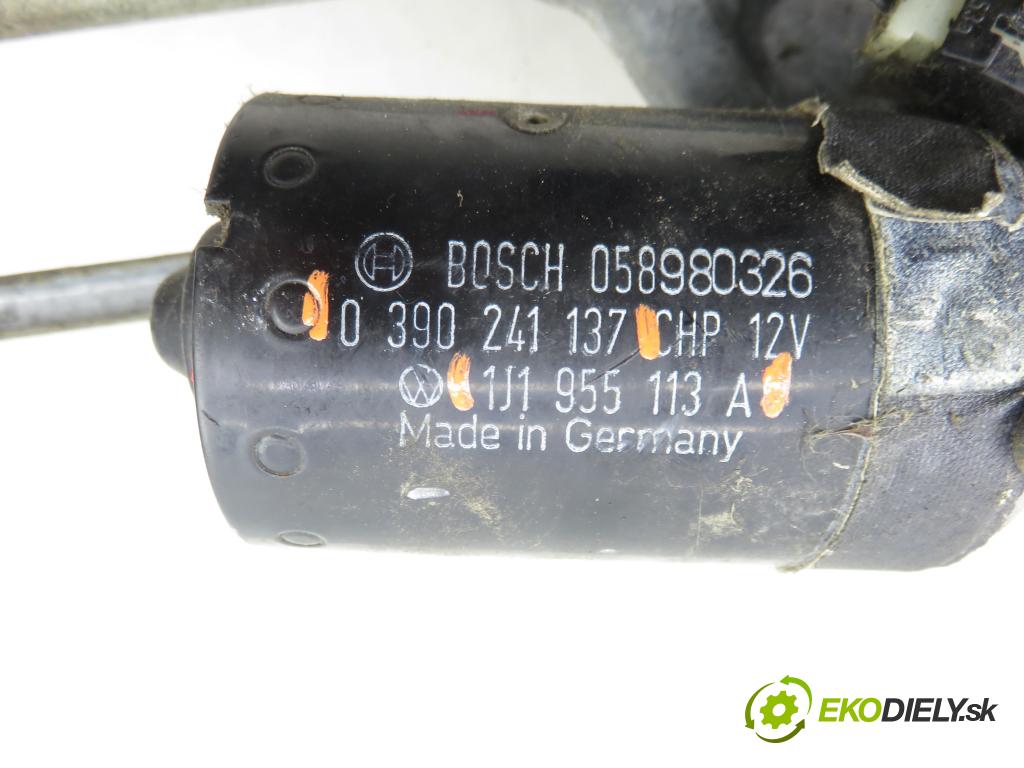 VW POLO (6N2) HB 1999 47,00 1.9 SDI - ASX 1896,00 MECHANISMUS/ motorek stěračů 0390241137 ; 1J1955113A