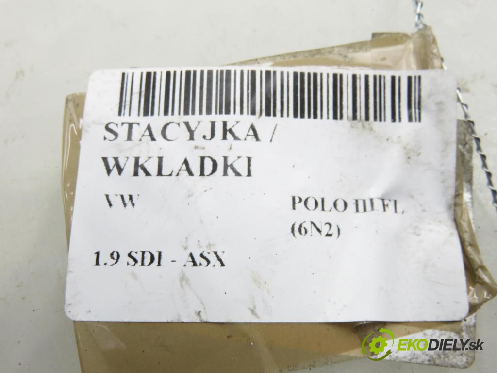 VW POLO (6N2) HB 1999 47,00 1.9 SDI - ASX 1896,00 spínačka / VLOŽKY 357905851F
