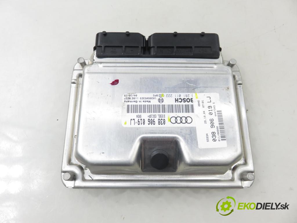AUDI A4 Avant (8E5, B6) KOMBI 2004 96,00 1.9 TDI PD 130 - AVF 1896,00 řídící jednotka motora 038906019LJ ; 0281011222