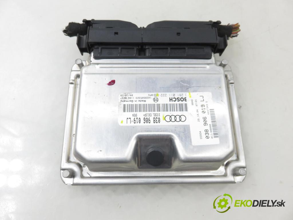AUDI A4 Avant (8E5, B6) KOMBI 2004 96,00 1.9 TDI PD 130 - AVF 1896,00 Riadiaca jednotka Motor 038906019LJ ; 0281011222