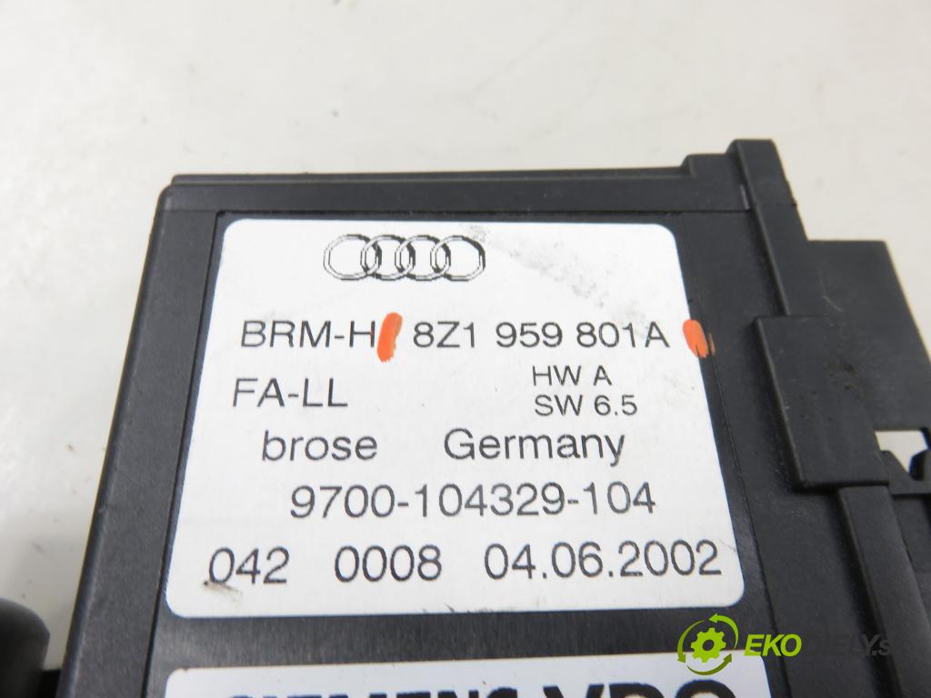 AUDI A2 (8Z0) HB 2002 55,00 1.4 - BBY 1390,00 Motorček sťahovania okien LP 8Z1959801A ; 5WK48051BF