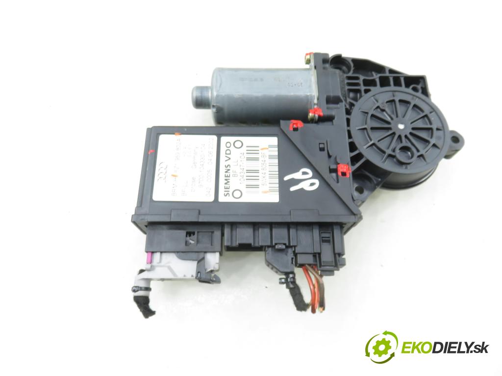 AUDI A2 (8Z0) HB 2002 55,00 1.4 - BBY 1390,00 Motorček sťahovania okien PP 8Z1959802A ; 5WK48054BF ; 0130821765