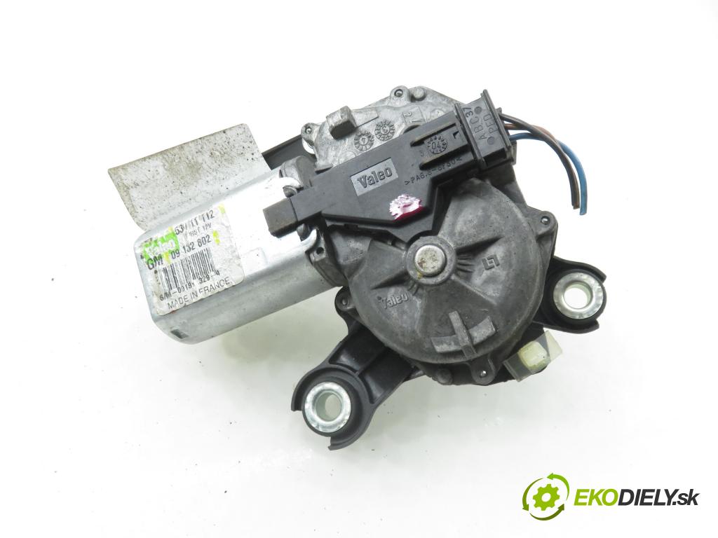 OPEL MERIVA A nadwozie wielkoprzestrzenne (MPV) (X03) HB 2004 74,00 1.6 16V - Z 16 XE 1598,00 motorek stěrače ZADNÍ: 09132802 ; 53011112
