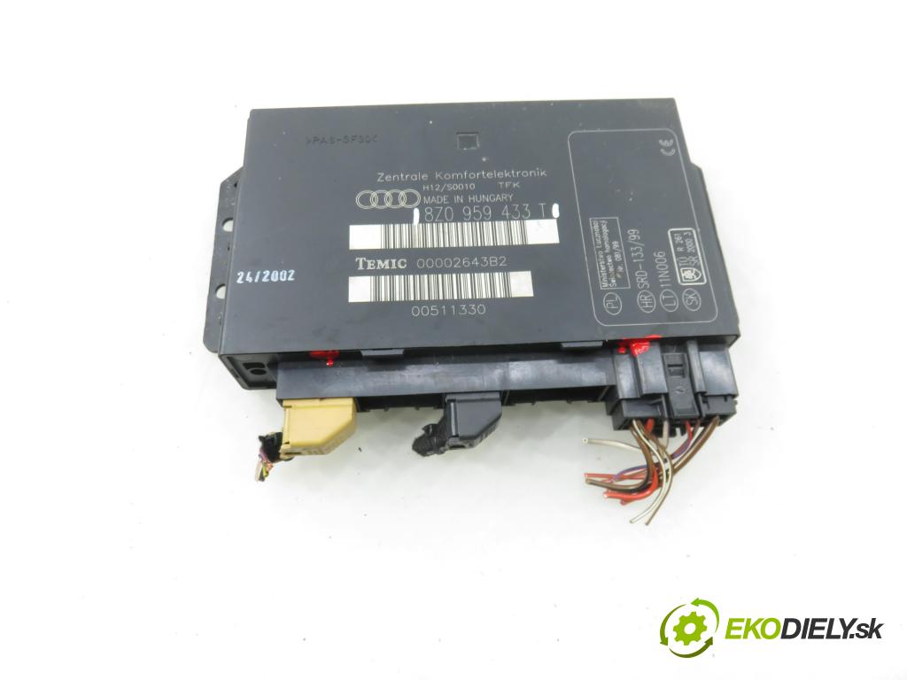 AUDI A2 (8Z0) HB 2002 55,00 1.4 - BBY 1390,00 MODUL komfortu 8Z0959433T