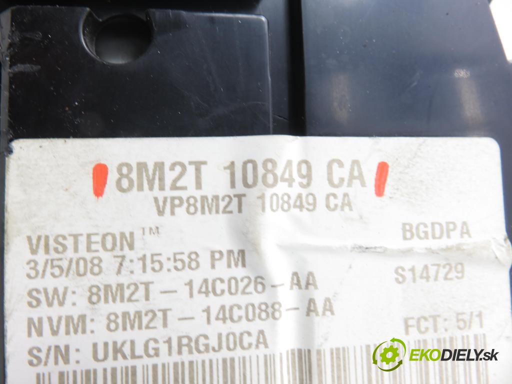 FORD S-MAX (WA6) MINIVAN 2008 92,00 1.8 TDCi - QYWA 1753,00 prístrojovka elektrický 8M2T10849CA