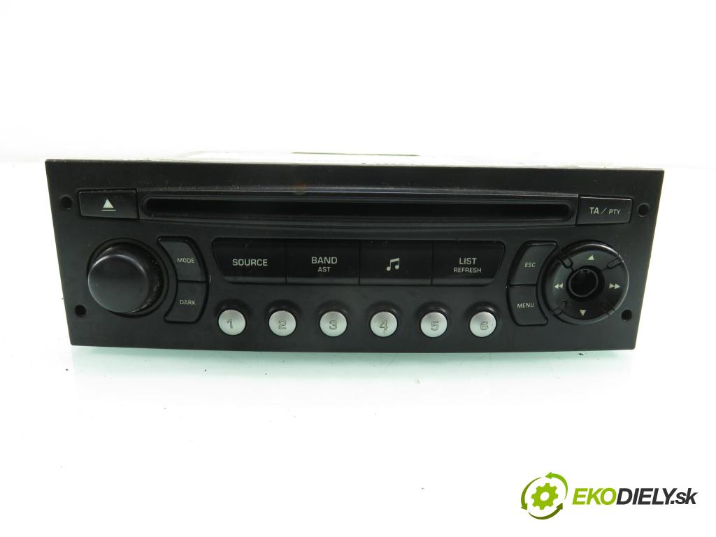 PEUGEOT 5008 (0U_, 0E_) MINIVAN 2010 110,00 2.0 HDi 150 / BlueHDi 150 - RHE (DW10CTED4) 1997,00 RADIO CD 7649145392 ; 9666959577