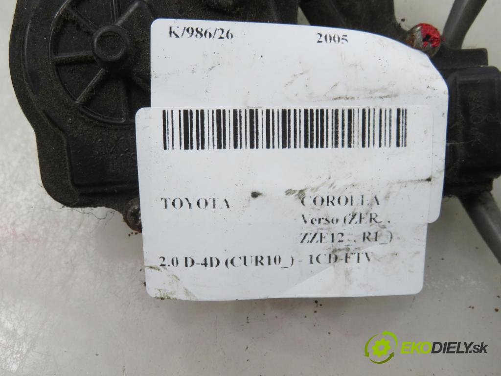 TOYOTA COROLLA Verso (ZER_, ZZE12_, R1_) MINIVAN 2005 85,00 2.0 D-4D (CUR10_) - 1CD-FTV 1995,00 zámok dverí kufor EL.