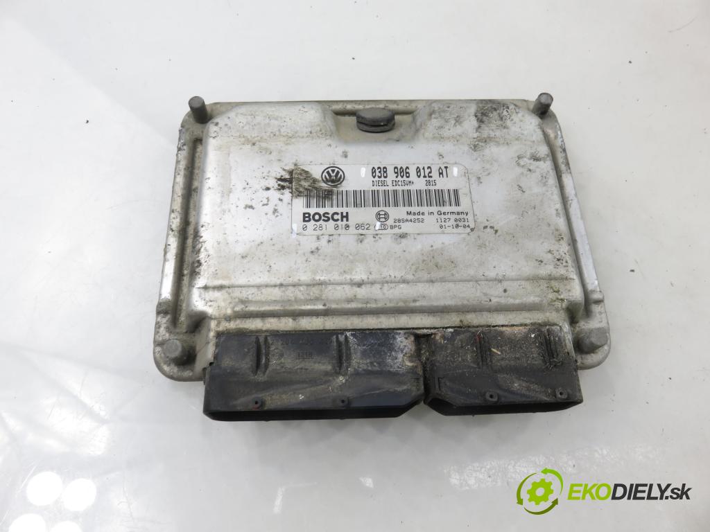 SEAT LEON (1M1) HB 2000 81,00 1.9 TDI 110 - ASV 1896,00 řídící jednotka motora 0281010062 ; 038906012AT