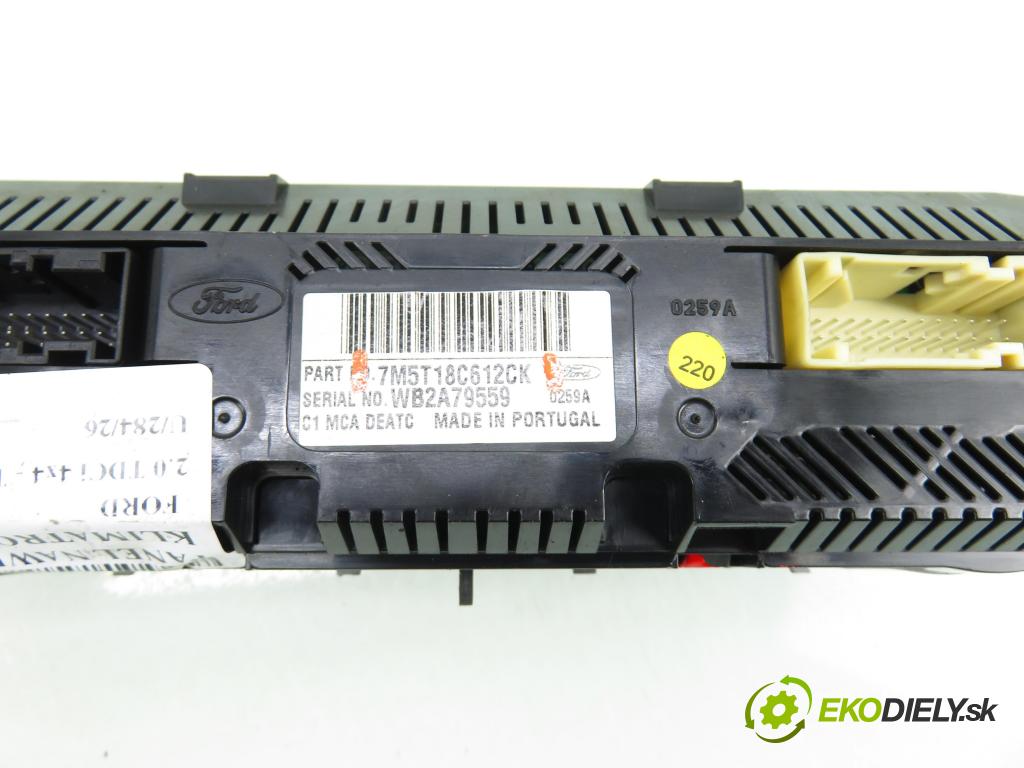 FORD KUGA I SUV 2010 120,00 2.0 TDCi 4x4 163 - TXDA 1997,00 Panel topení KLIMATRONIK 7M5T18C612CK