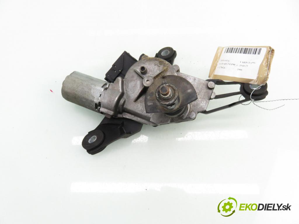 TOYOTA YARIS (_P9_) HB 2006 66,00 1.4 D-4D (NLP90_) - 1ND-TV 1364,00 Motorček stierače zadné 851300D020 ; 0390201825 ; 851300D020D