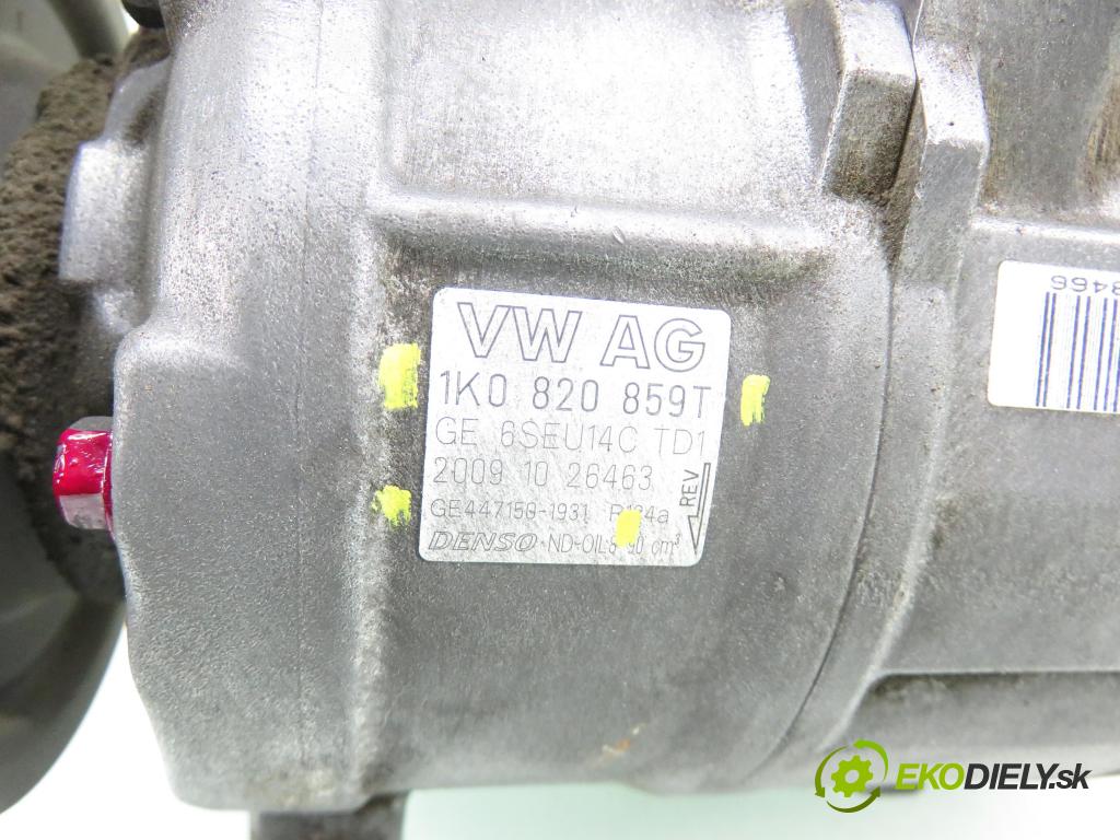 SEAT LEON (1P1) HB 2009 92,00 1.4 TSI - CAXC 1390,00 KOMPRESOR: klimatizácie 1K0820859T ; 4471501931 (Kompresor klimatizácie)