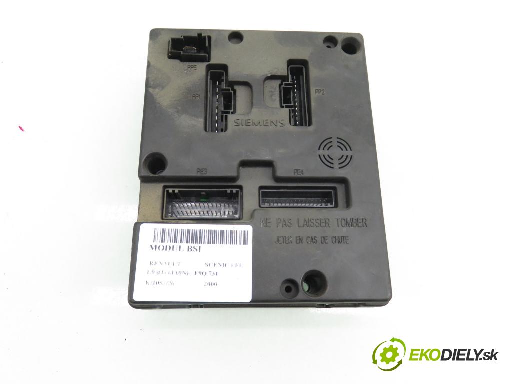RENAULT SCENIC I (JA0/1_) MINIVAN 2000 72,00 1.9 dTi (JA0N) - F9Q 731 1870,00 MODUL BSI S108502610F ; 8200029342B