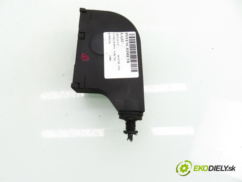 RENAULT SCENIC I (JA0/1_) MINIVAN 2000 72,00 1.9 dTi (JA0N) - F9Q 731 1870,00 potenciometr plynového pedálu 7700431916 ; CTS3641 (Potenciometr plynového pedálu)