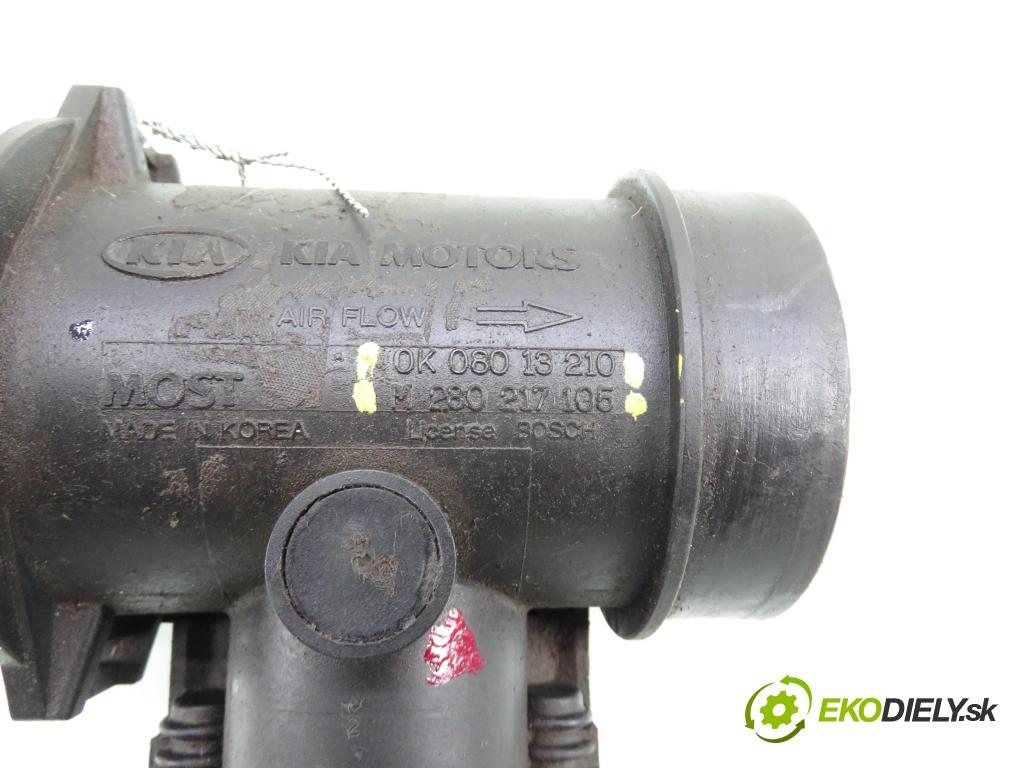 KIA SPORTAGE (K00) SUV 1998 94,00 2.0 i 16V 4WD - FE (16V) 1998,00 váha vzduchu vzduchu 0K08013210 ; M260217105