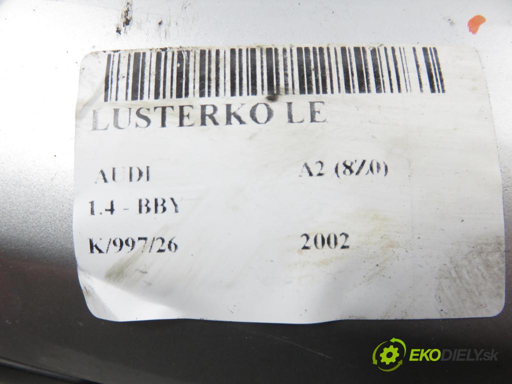 AUDI A2 (8Z0) HB 2002 55,00 1.4 - BBY 1390,00 zpětné zrcátko LE