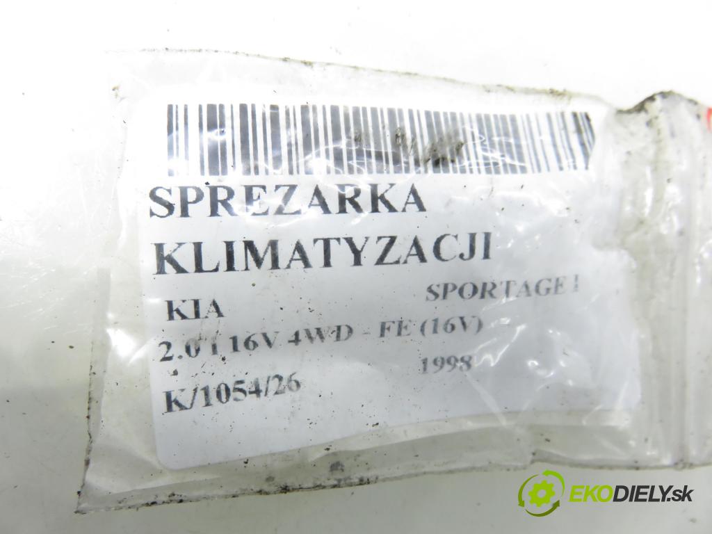KIA SPORTAGE (K00) SUV 1998 94,00 2.0 i 16V 4WD - FE (16V) 1998,00 KOMPRESOR: klimatizácie  (Kompresor klimatizácie)