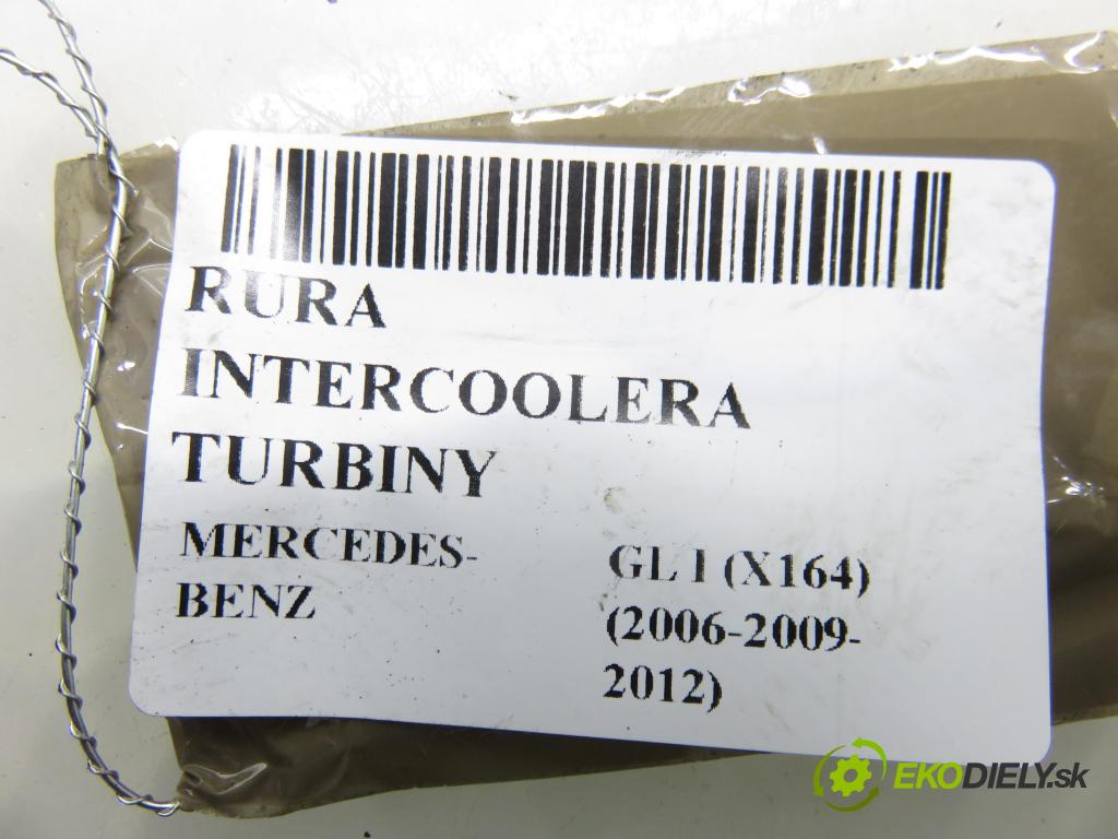 MERCEDES-BENZ KLASA GL (X164) SUV 2008 165,00 GL 320 CDI 4-matic (164.822) - OM 642.940 2987,00 Rúra intercoolera turba A6421400687