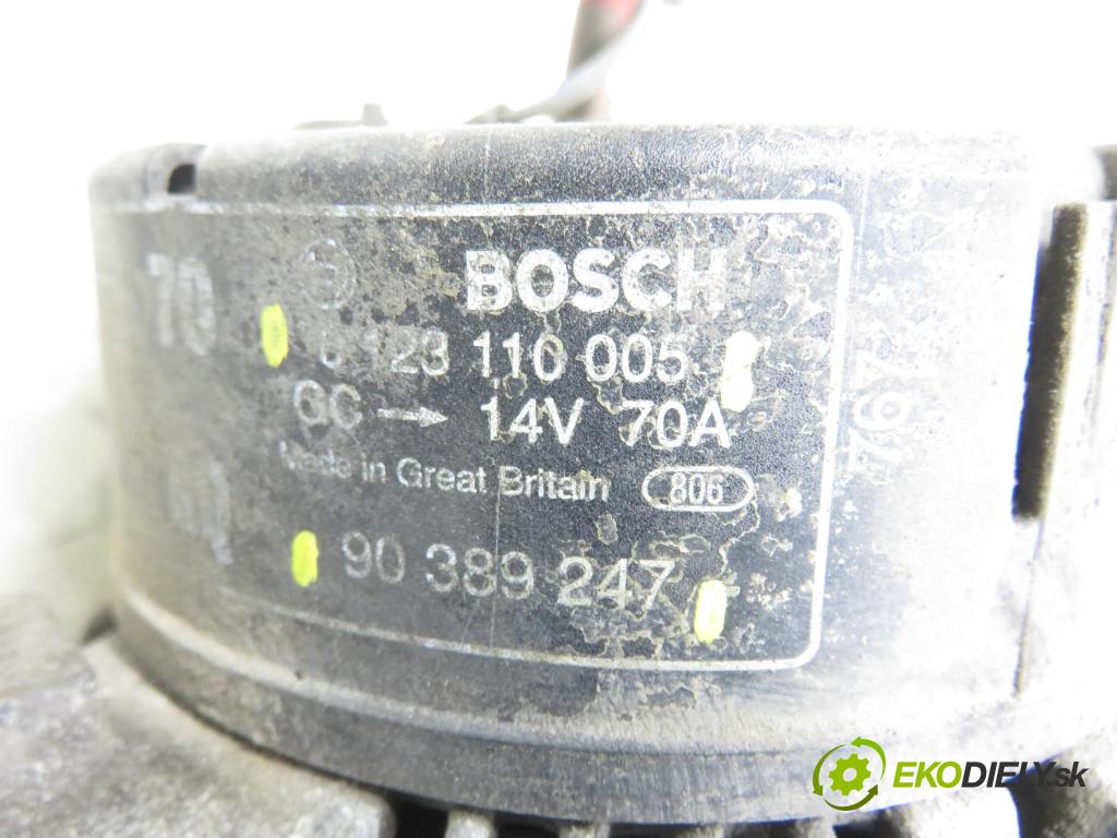 OPEL ASTRA F (T92) SEDAN 1998 44,00 1.4 i 60 - C 14 NZ 1389,00 Alternátor 90389247 ; 0123110005 (Alternátor)