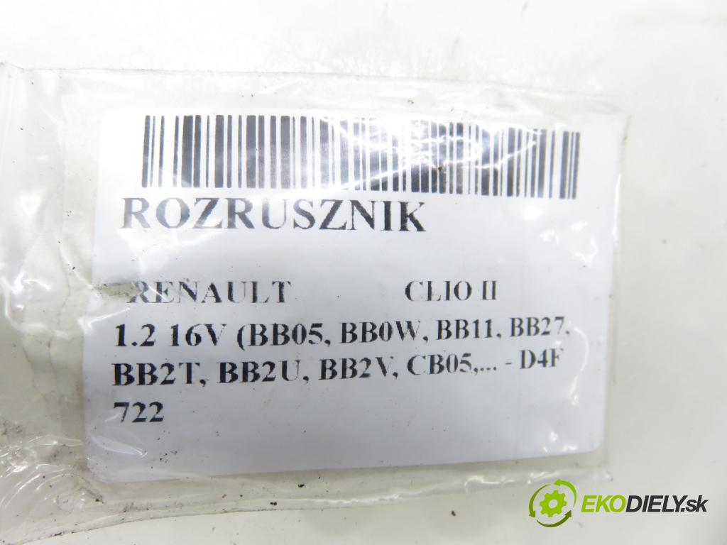 RENAULT CLIO II (BB_, CB_) HB 2003 55,00 1.2 16V (BB05, BB0W, BB11, BB27, BB2T, BB2U, BB2V, 1149,00 startér D7E1 ; 867838 ; 864608 (Startér)