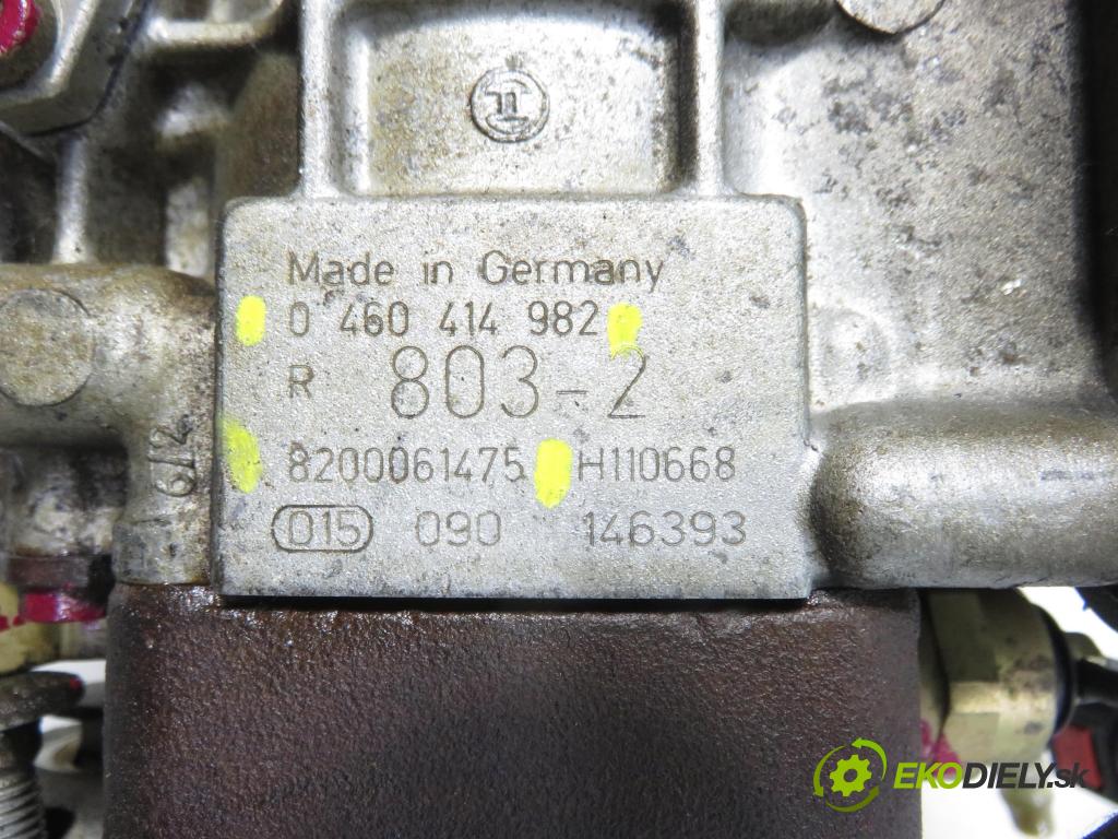 RENAULT SCENIC I (JA0/1_) MINIVAN 2000 72,00 1.9 dTi (JA0N) - F9Q 731 1870,00 pumpa vstřikovací 8200061475 ; 0460414982 (Vstřikovací čerpadlo)