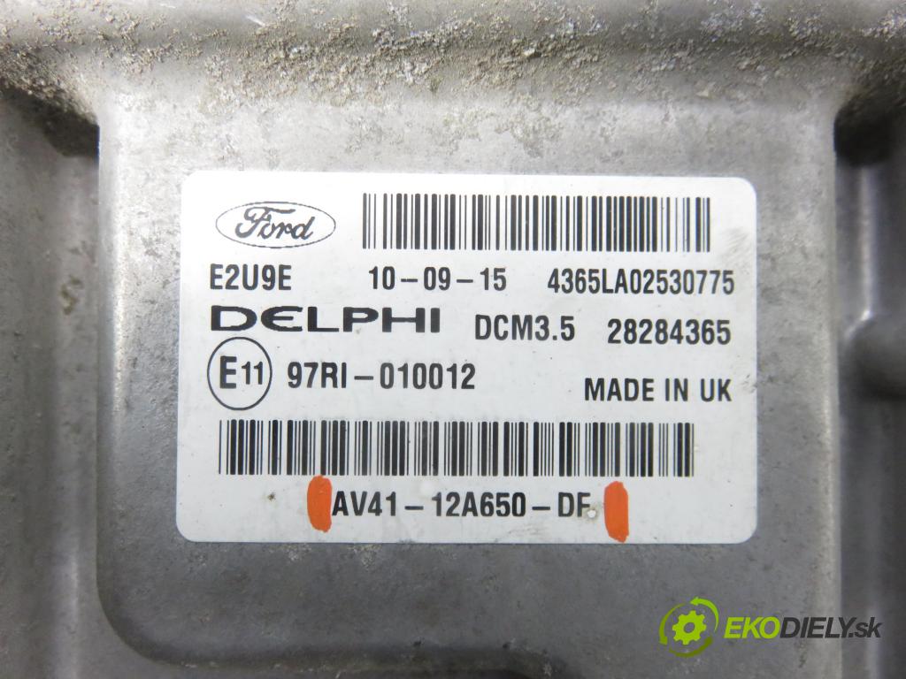 FORD KUGA I SUV 2010 120,00 2.0 TDCi 4x4 - TXDA 1997,00 řídící jednotka motora AV4112A650DF