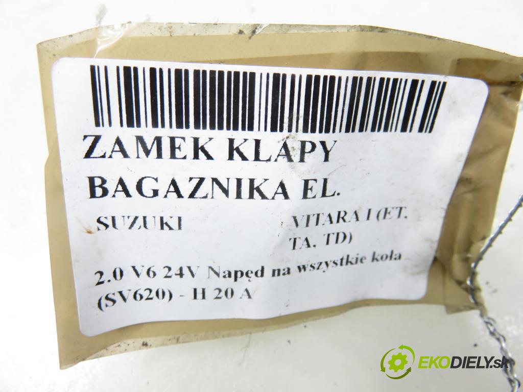 SUZUKI VITARA (ET, TA, TD) TERENOWY 1996 100,00 2.0 V6 24V Napęd na wszystkie koła (SV620) - H 20  1998,00 zámok dverí kufor
