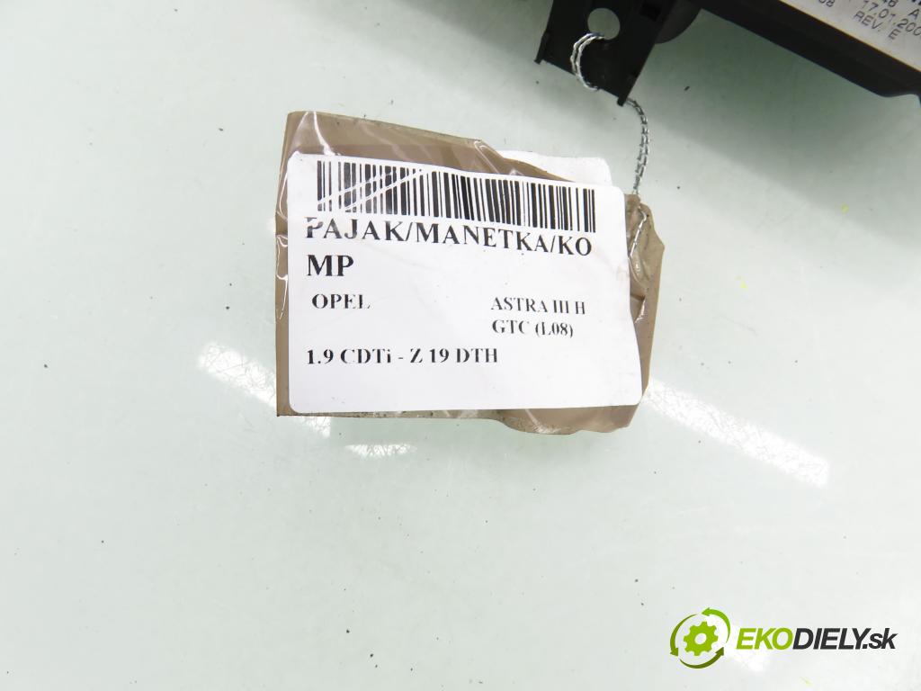 OPEL ASTRA H GTC (L08) HB 2006 110,00 1.9 CDTi - Z 19 DTH 1910,00 páčka/prepínač 498990969 ; 13198912XK