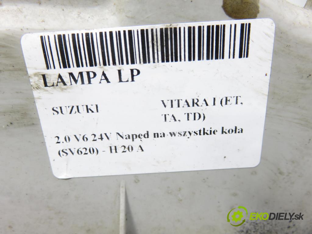 SUZUKI VITARA (ET, TA, TD) TERENOWY 1996 100,00 2.0 V6 24V Napęd na wszystkie koła (SV620) - H 20  1998,00 Svetlo LP