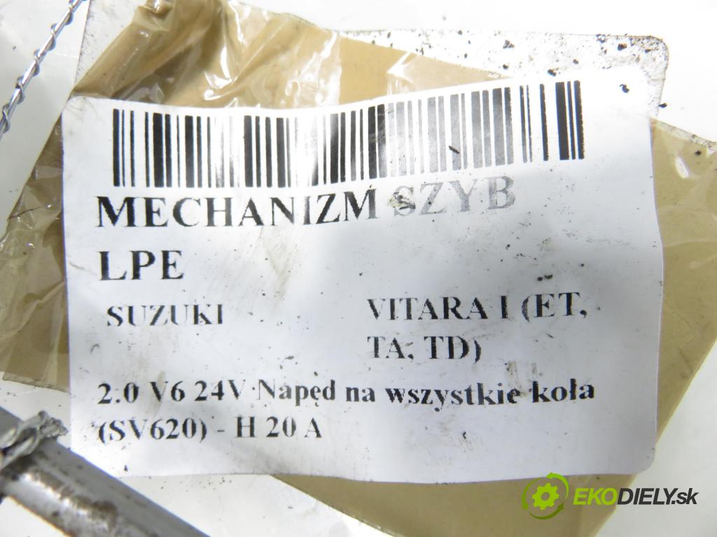 SUZUKI VITARA (ET, TA, TD) TERENOWY 1996 100,00 2.0 V6 24 136 (SV620) - H 20 A 1998,00 mechanismus oken 8346057B00 ; 0621004312