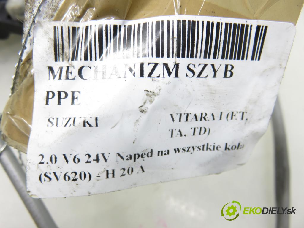 SUZUKI VITARA (ET, TA, TD) TERENOWY 1996 100,00 2.0 V6 24 136 (SV620) - H 20 A 1998,00 mechanismus oken PPE 8343057B00 ; 0621004302