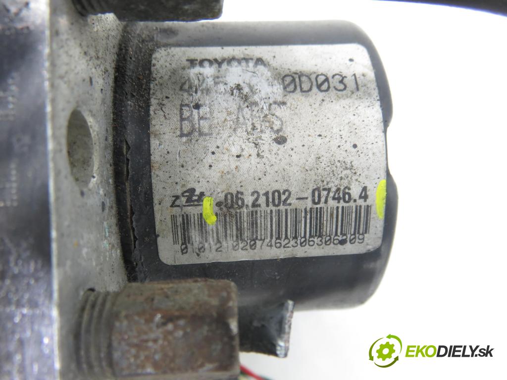 TOYOTA YARIS (_P9_) HB 2006 66,00 1.4 D-4D (NLP90_) - 1ND-TV 1364,00 pumpa ABS 895410D040 ; 06210907463 ; 06210207464 (Pumpa ABS)