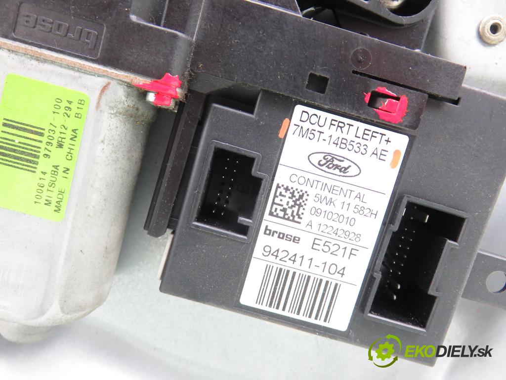 FORD KUGA I SUV 2010 120,00 2.0 TDCi 4x4 163 - TXDA 1997,00 mechanismus oken 7M5T14B533AE ; 7M51R203A29DC