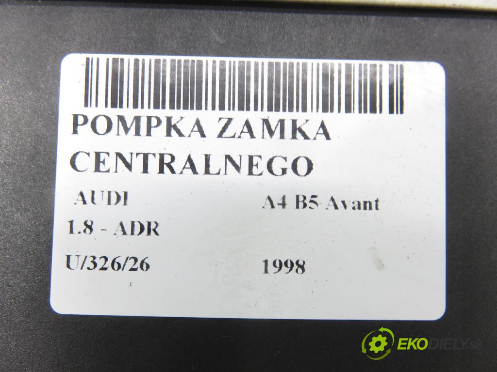 AUDI A4 Avant (8D5, B5) KOMBI 1998 92,00 1.8 - ADR 1781,00 motorek zámku centrálního 8L0862257K