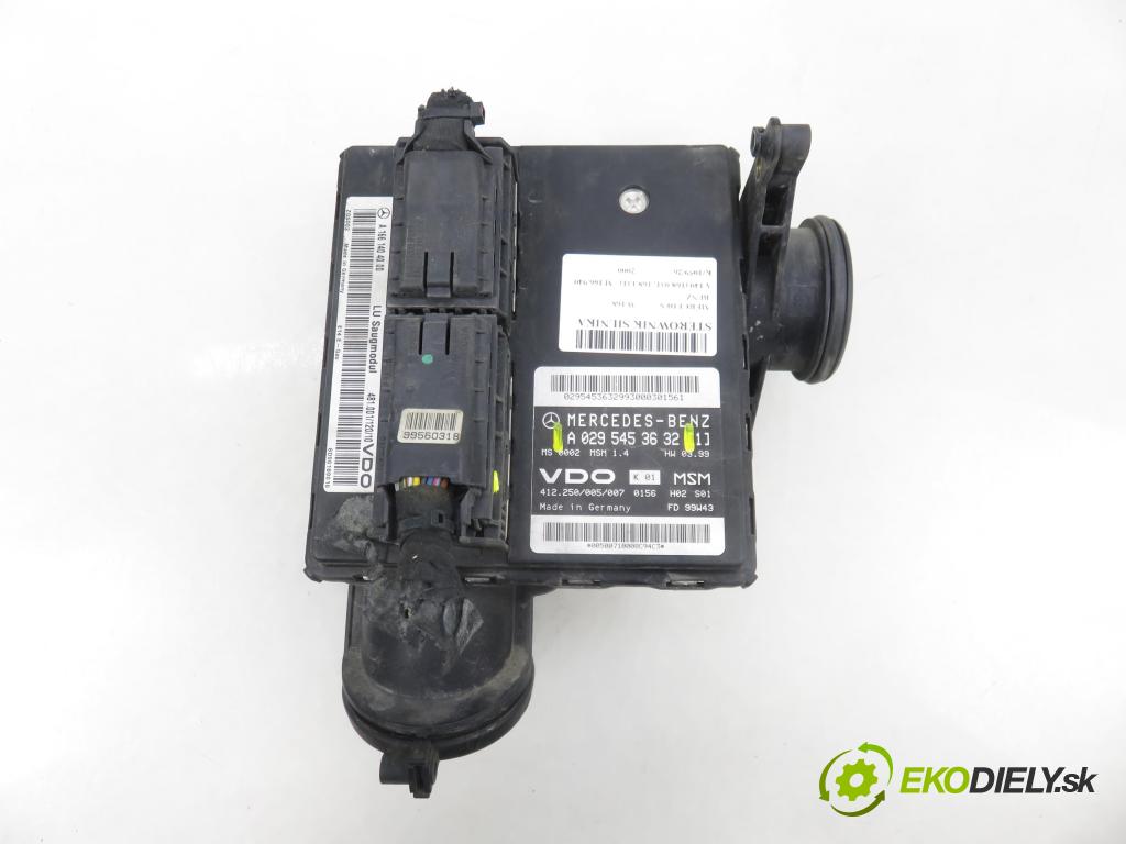 MERCEDES-BENZ KLASA A (W168) HB 2000 60,00 1.4 A 140 82 - M 166.940 1397,00 Riadiaca jednotka Motor A0295453632