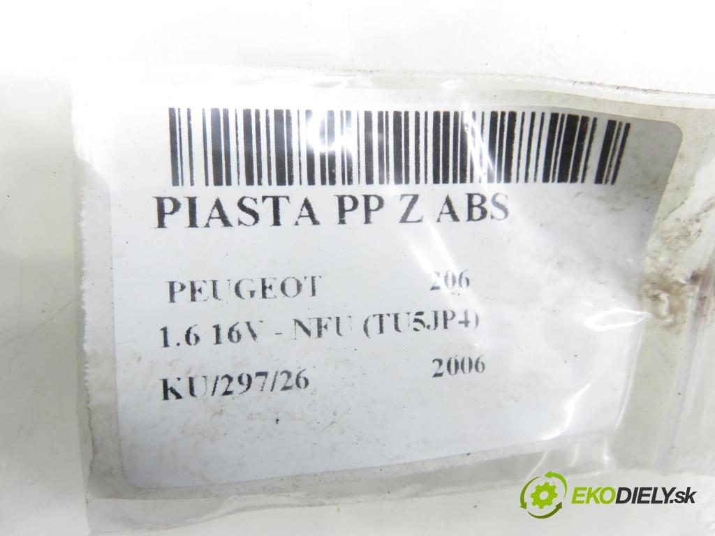 PEUGEOT 206 liftback (2A/C) HB 2006 80,00 1.6 16V - NFU (TU5JP4) 1587,00 náboj PP ABS