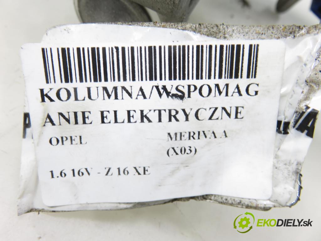 OPEL MERIVA A nadwozie wielkoprzestrzenne (MPV) (X03) HB 2004 74,00 1.6 16V - Z 16 XE 1598,00 serv/podporovanie elektrické 13153554 ; 26108652