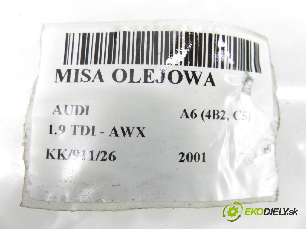 AUDI A6 (4B2, C5) SEDAN 2001 96,00 1.9 TDI - AWX 1896,00 Vaňa olejová 06B103603AK (Olejová vaňa)