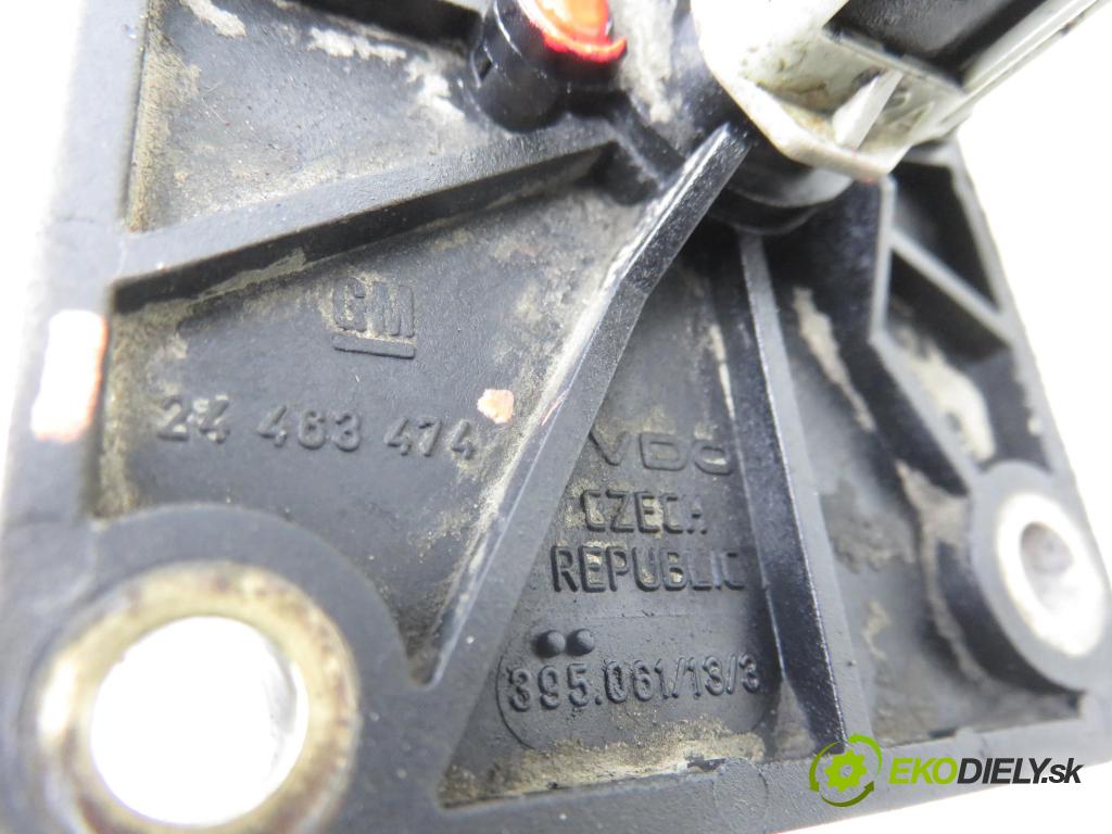 OPEL MERIVA A nadwozie wielkoprzestrzenne (MPV) (X03) HB 2004 74,00 1.6 16V - Z 16 XE 1598,00 Snímač oleja 24463474