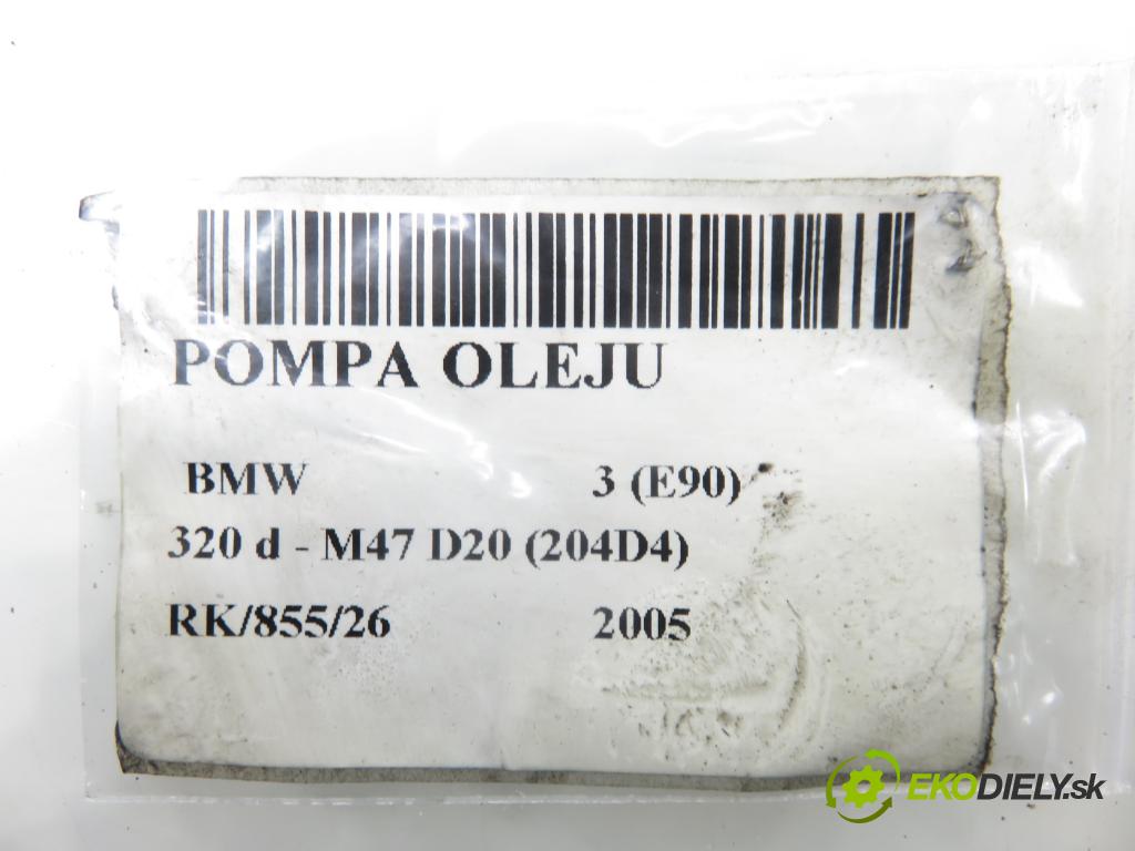 BMW 3 (E90) SEDAN 2005 120,00 320 d - M47 D20 (204D4) 1995,00 Pumpa oleja 7793754 (Olejová pumpa)