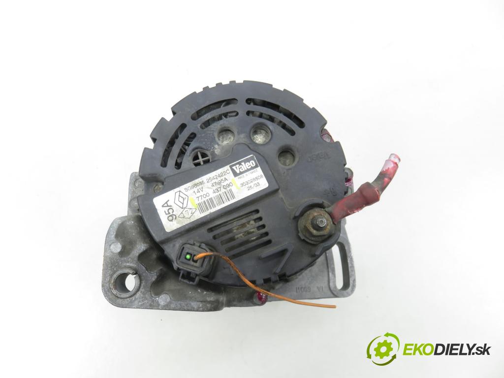 RENAULT CLIO II (BB_, CB_) HB 2003 55,00 1.2 16V (BB05, BB0W, BB11, BB27, BB2T, BB2U, BB2V, 1149,00 Alternátor 7700437090 (Alternátor)
