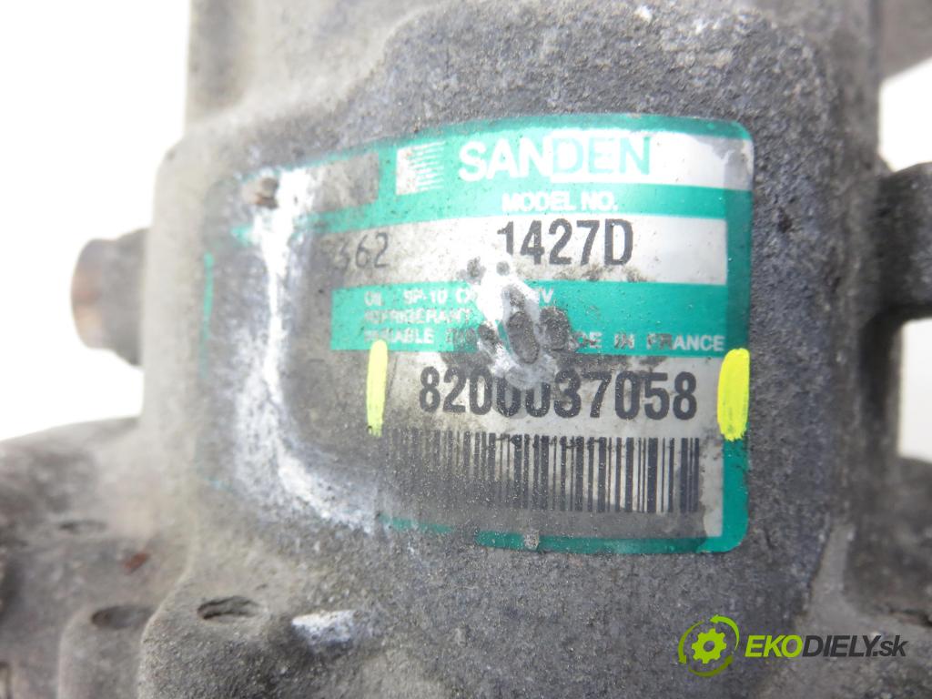 RENAULT CLIO II (BB_, CB_) HB 2003 55,00 1.2 16V (BB05, BB0W, BB11, BB27, BB2T, BB2U, BB2V, 1149,00 KOMPRESOR: klimatizácie 8200037058 (Kompresor klimatizácie)