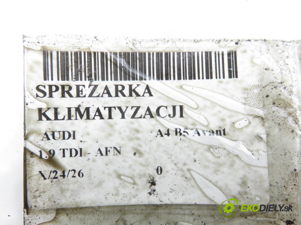 AUDI A4 Avant (8D5, B5) KOMBI 1999 81,00 1.9 TDI - AFN 1896,00 KOMPRESOR: klimatizácie 8D0260805D ; 5060310781 ; 5062310501 (Kompresor klimatizácie)