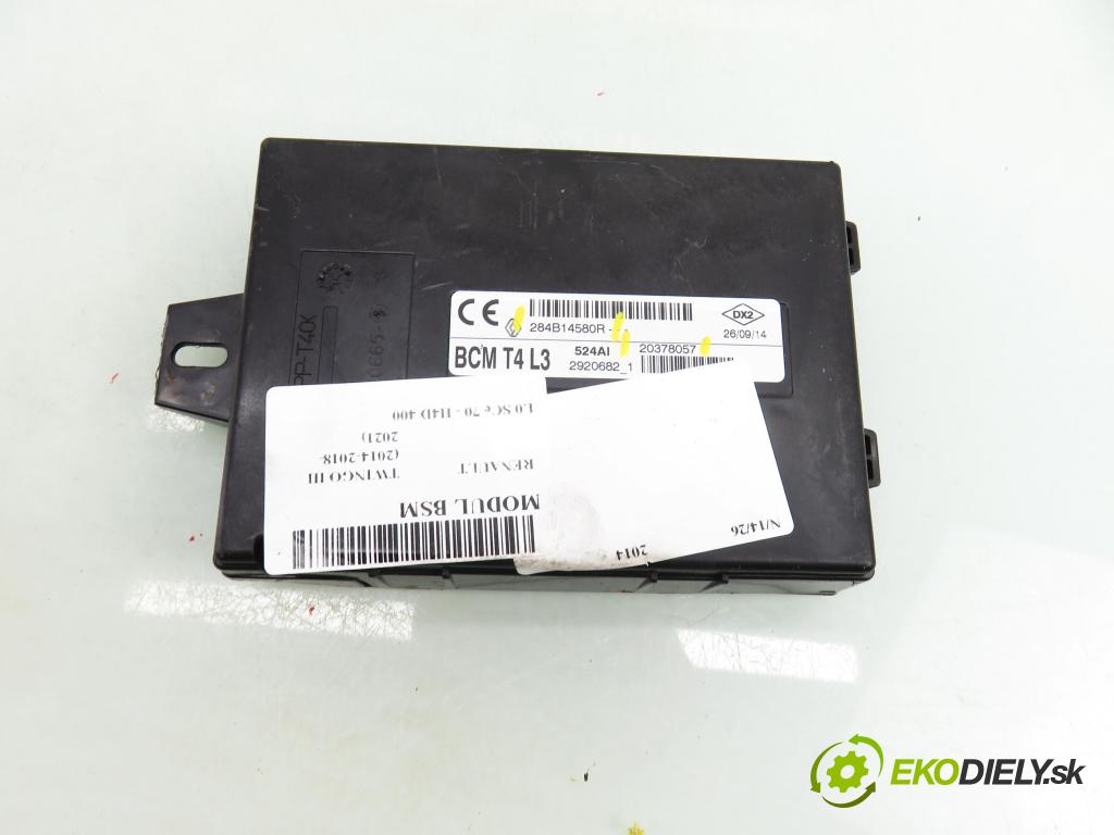 RENAULT TWINGO III (BCM_) HB 2014 52,00 1.0 SCe 70 - H4D 400 999,00 MODUL BSM 284B14580R ; 20378057