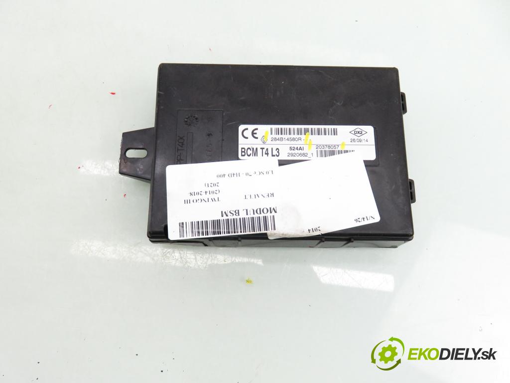 RENAULT TWINGO III (BCM_) HB 2014 52,00 1.0 SCe 70 - H4D 400 999,00 MODUL BSM 284B14580R ; 20378057