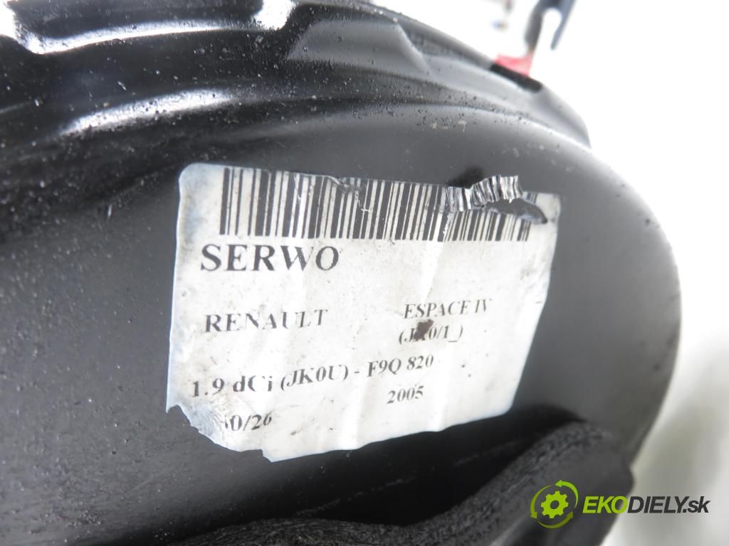RENAULT ESPACE IV (JK0/1_) MINIVAN 2005 85,00 1.9 dCi (JK0U) - F9Q 820 1870,00 Posilovač 8200418297A ; 03786916054 (Servočerpadlo)