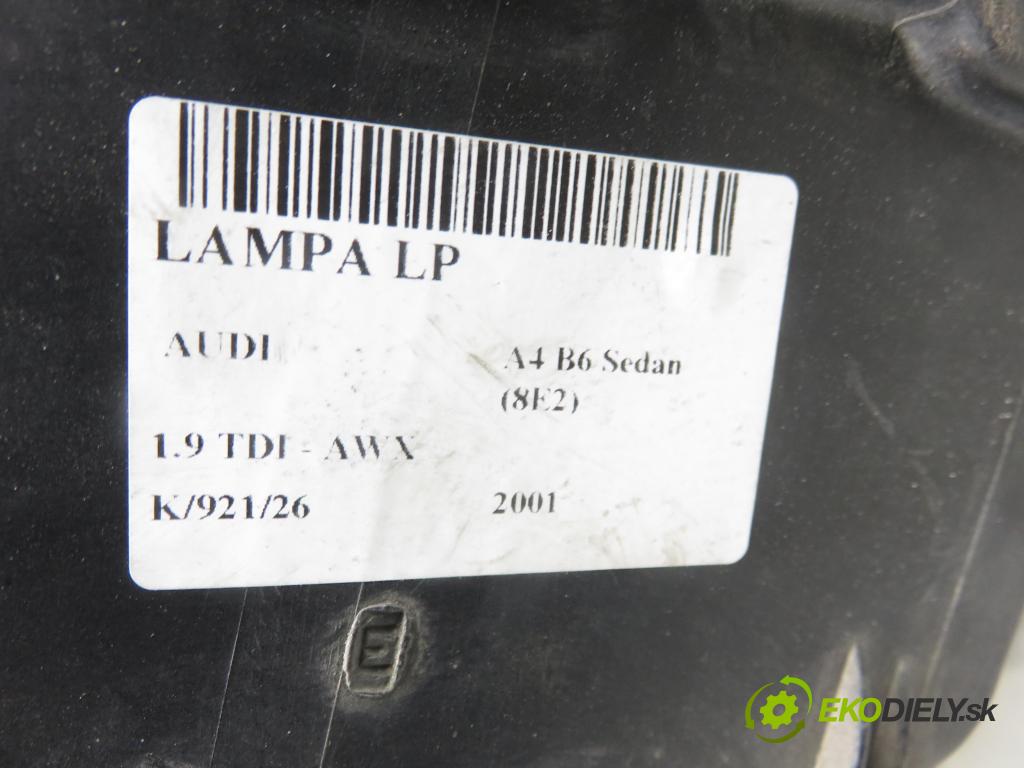 AUDI A4 (8E2, B6) SEDAN 2001 96,00 1.9 TDI - AWX 1896,00 Svetlo LP