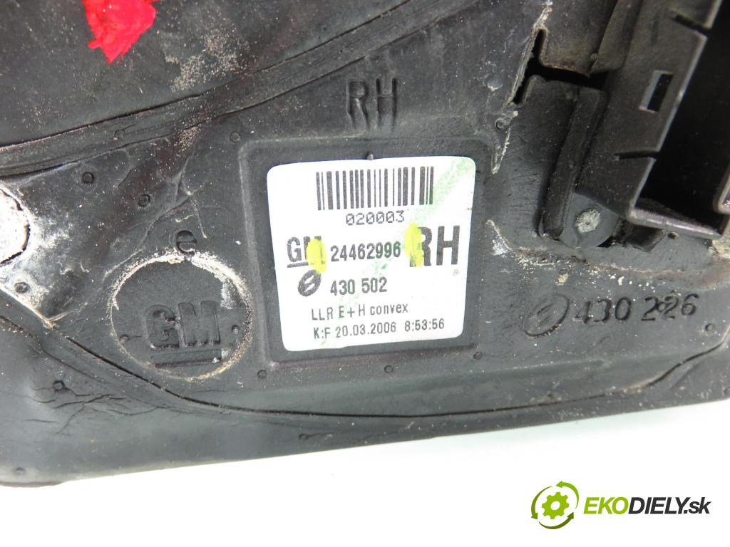 OPEL ASTRA H (A04) HB 2006 77,00 1.6 - Z 16 XEP 1598,00 zpětné zrcátko 24462996